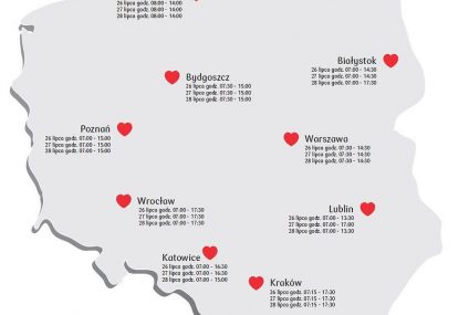 26 lipca rusza Bankowa Akcja Honorowego Krwiodawstwa w Warszawie. Oddaj krew i pomóż potrzebującym