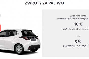 Toyota Bank startuje z kolejną edycją promocji „Tankuj korzyści – zwrot za paliwo” Toyota Bank startuje z kolejną edycją promocji „Tankuj korzyści – zwrot za paliwo”