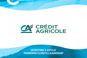 Credit Agricole uczestnikiem trzeciej edycji programu Climate Leadership Credit Agricole uczestnikiem trzeciej edycji programu Climate Leadership