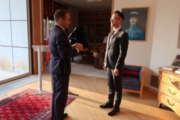 Francuski Order Zasługi dla Rolnictwa dla Jakuba Olipry