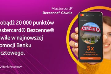 Bank Pocztowy promuje transakcje bezgotówkowe – 875 szt. nagród do zdobycia w ramach Promocji „Bezcenne 20 tysięcy punktów” m.in. vouchery na paliwo na wakacje