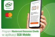 Aplikacja SGB Mobile z dostępem do programu Mastercard Bezcenne Chwile