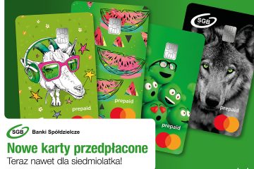 Banki spółdzielcze SGB z nową kartą płatniczą dla najmłodszych klientów Banki spółdzielcze SGB z nową kartą płatniczą dla najmłodszych klientów