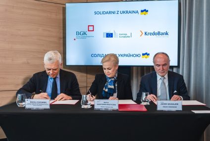 Komisja Europejska, Bank Gospodarstwa Krajowego i KredoBank będą działać razem dla Ukrainy