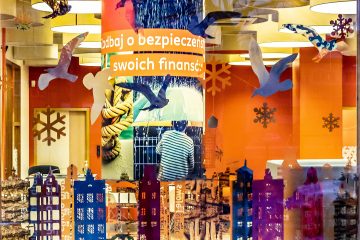 Upcyklingowe witryny ING