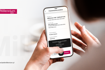 Bank Millennium udostępnia autoryzację operacji biometrią