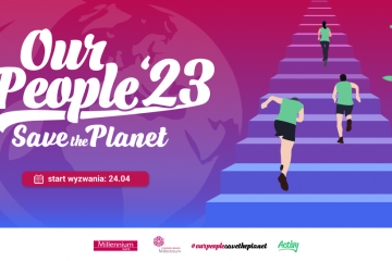 Pracownicy Grupy Banku Millennium wspierają planetę w akcji Our People’23: Save the Planet