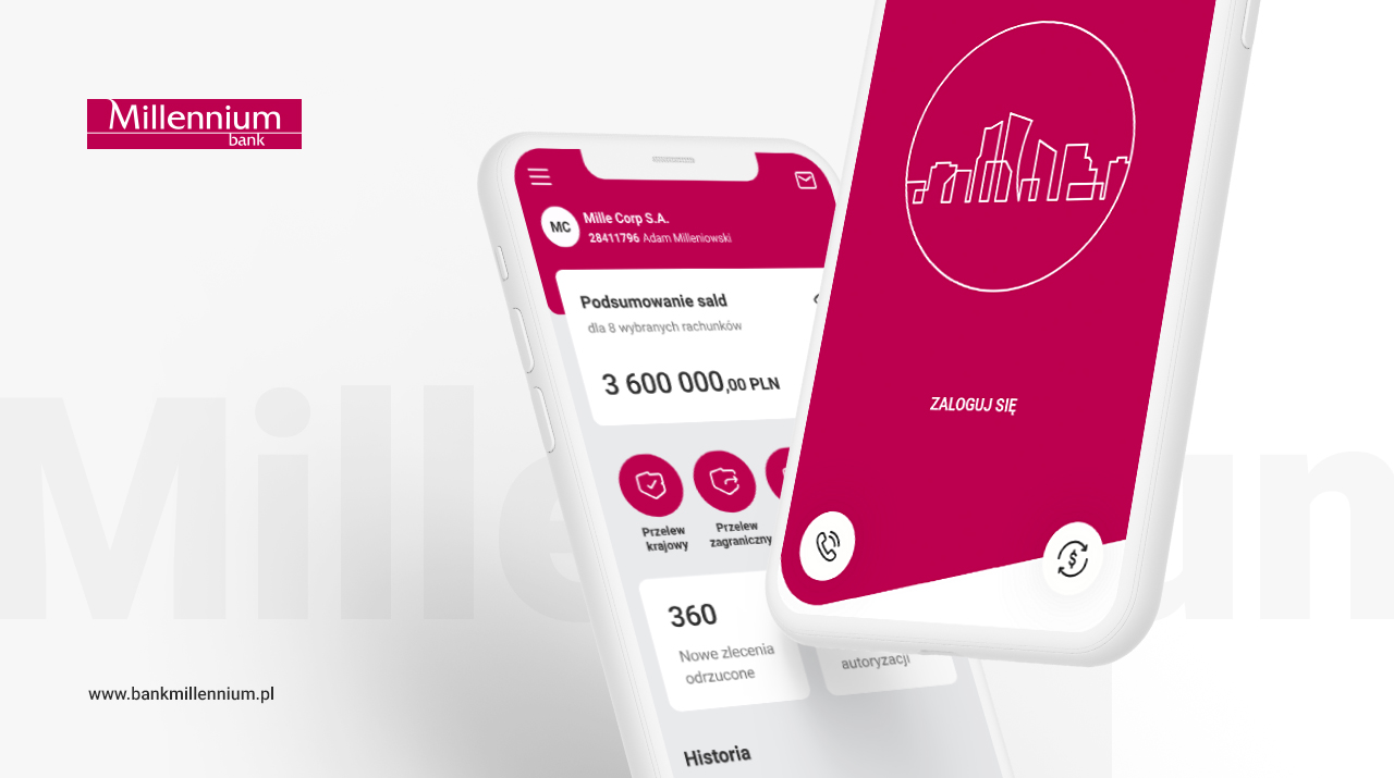 Bank Millennium udostępnił nową aplikację mobilną dla firm - PRNews.pl