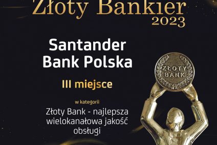 Santander Bank Polska ponownie wśród liderów rankingu Złoty Bank
