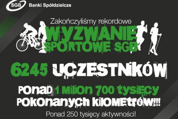 Zakończyło się rekordowe Wyzwanie Sportowe SGB