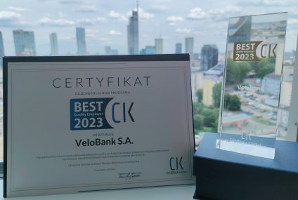 VeloBank jednym z najlepszych pracodawców w Polsce