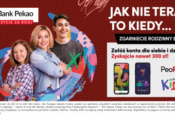 Bank Pekao z promocją na Konto Przekorzystne dla dziecka