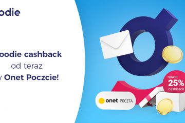 Usługa goodie cashback dostępna w Onet Poczcie