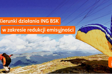 ING ogłasza kierunki działania w zakresie redukcji emisji