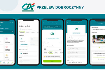Credit Agricole uruchamia przelew dobroczynny w aplikacji CA24 Mobile Credit Agricole uruchamia przelew dobroczynny w aplikacji CA24 Mobile