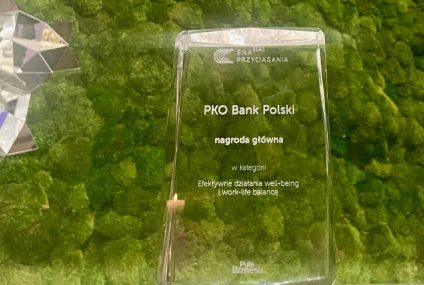 PKO BP nagrodzony za efektywne działania well-being i work-life balance