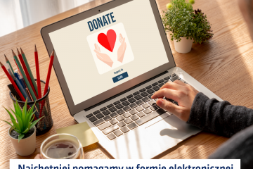 Ponad połowa Polaków preferuje wsparcie charytatywne w formie elektronicznej – wyniki badania Fundacji Polska Bezgotówkowa