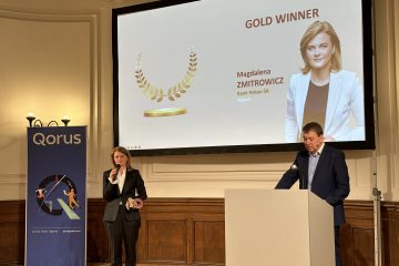 Magdalena Zmitrowicz z tytułem SME Banker of The Year Magdalena Zmitrowicz z tytułem SME Banker of The Year