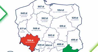 Polisy komunikacyjne w pierwszym kwartale 2024 r. OC i AC droższe we wszystkich województwach