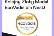 Nest Bank kolejny raz ze złotym medalem EcoVadis