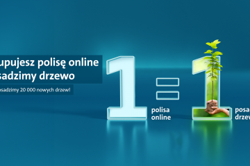 Volkswagen Financial Services kontynuuje akcję „Ty kupujesz polisę online – my sadzimy drzewo”