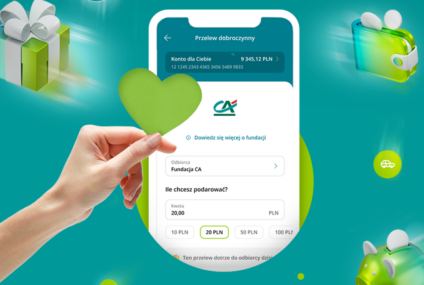 Już ponad 1000 przelewów wykonali użytkownicy aplikacji CA24 Mobile a rzecz organizacji charytatywnych