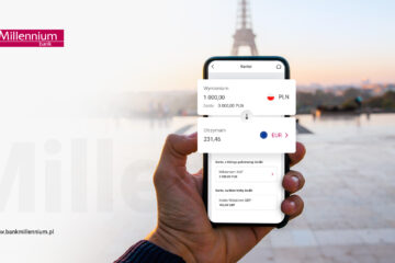Bank Millennium uruchomił możliwość wymiany walut w aplikacji mobilnej