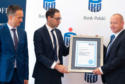 PKO BP ponownie uzyskał certyfikat wiarygodności biznesowej od Chartered Institute of Procurement and Supply (CIPS)