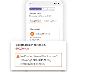 Nowa funkcjonalność w aplikacji ING – Finansowy miesiąc Nowa funkcjonalność w aplikacji ING – Finansowy miesiąc