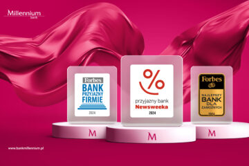 Bank Millennium ponownie zwycięża w rankingu „Przyjazny Bank Newsweeka”