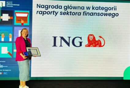 ING nagrodzony w Konkursie Raporty Zrównoważonego Rozwoju 2024