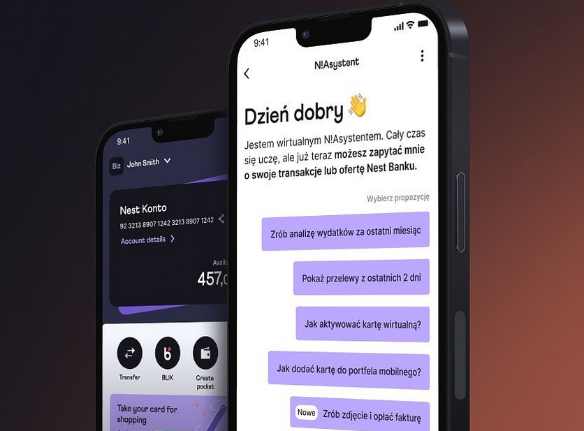 AI Asystent od Nest Banku z nowymi funkcjami. Pora na automatyzację płatności za faktury.