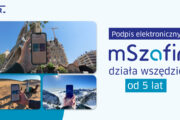 mSzafir ma już 5 lat. Ciekawostka: dokumenty podpisujemy najczęściej po lunchu