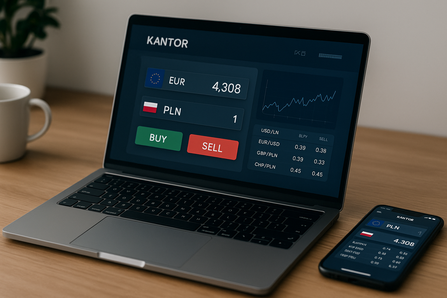 W kantorze społecznościowym PKO BP ponad połowa kupowanych walut to euro. Minął właśnie rok jego działania