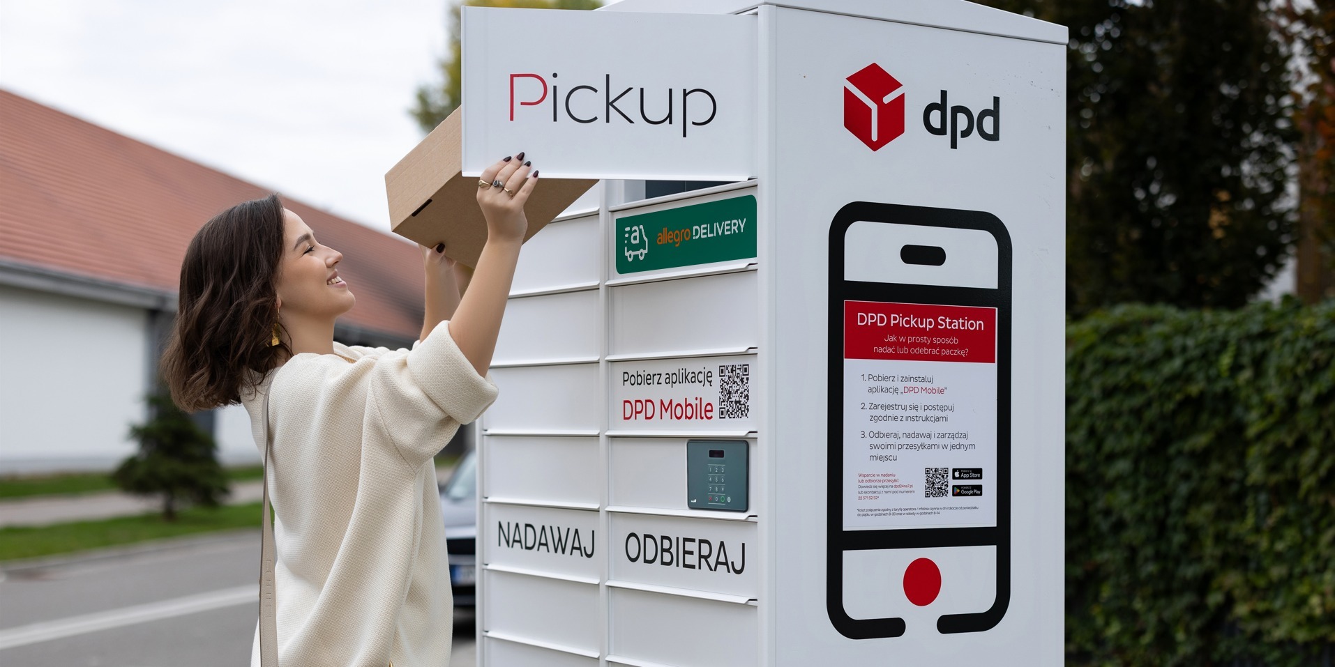 Allegro Delivery ma już 33 tys. automatów paczkowych. Do sieci dołączyły automaty DPD Polska