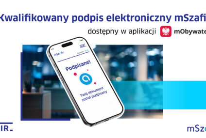 Kwalifikowany podpis elektroniczny mSzafir dostępny w aplikacji mObywatel