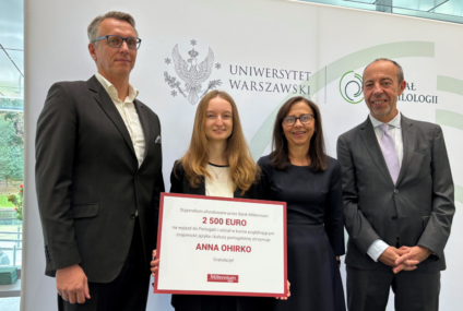 Bank Millennium przyznał stypendium najlepszemu studentowi portugalistyki