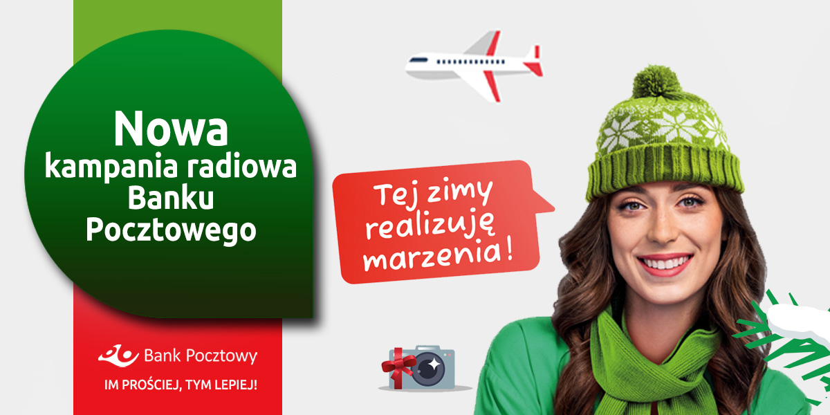 Rusza kampania świąteczna Banku Pocztowego zachęcającą do poznania oferty