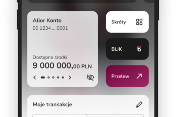 Nowa odsłona aplikacji Alior Mobile