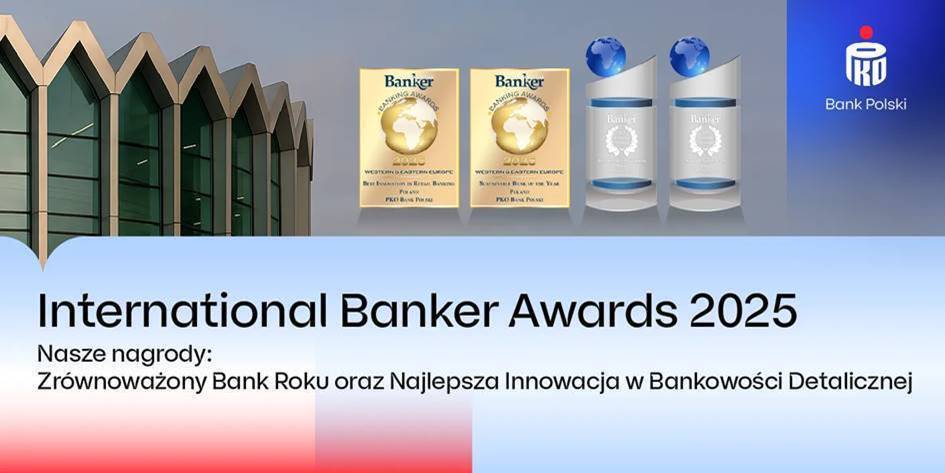 PKO BP wyróżniony w dwóch kategoriach konkursu International Banker