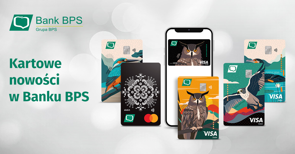Bank BPS udostępnił klientom indywidualnym możliwość zamawiania kart online