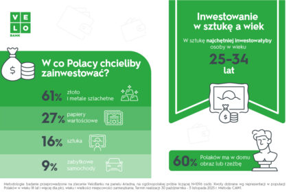 VeloAnaliza: Polacy mają w domach sztukę, ale inwestycje w nią rozważa garstka