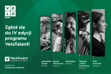 VeloBank ponownie wesprze młode talenty. Rusza IV edycja programu VeloTalent