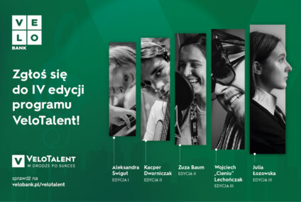 VeloBank ponownie wesprze młode talenty. Rusza IV edycja programu VeloTalent