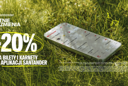 20% zniżki na Santander Letnie Brzmienia w aplikacji Santander mobile