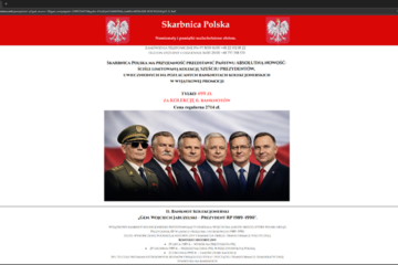 Cyberprzestępcy podszywają się pod Skarbnicę Narodową, wykorzystując wizerunek byłych prezydentów RP
