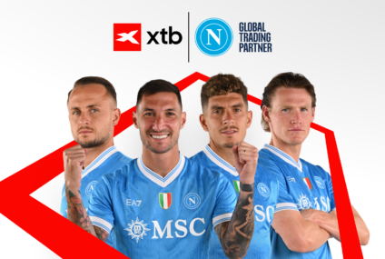 XTB wchodzi do Serie A. Polska aplikacja globalnym partnerem SSC Napoli