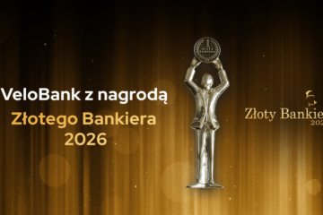 VeloBank z tytułem „Złoty Bank 2026” za najwyższą jakość obsługi klientów na czacie i w mejlu