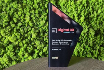 Bankowość korporacyjna mBanku z nagrodą Digital CX Awards 2026
