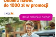 ING Leasing z promocją dla firm. Do 1000 zł na codzienną mobilność